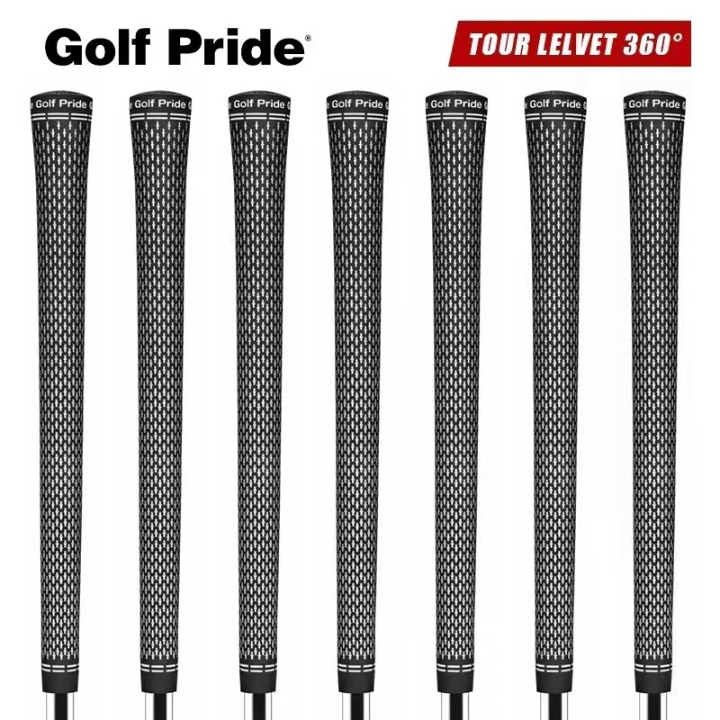 Golf Pride Tour Velvet 360 Rubber Golf Grips Classic White For Irons & Woods