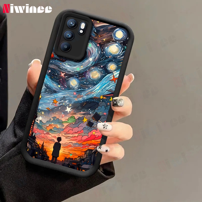 ปลอกสําหรับ OPPO Reno 6 5Z 5F 5 Edition 4F 4 2F Pro 4G 5G การออกแบบทางน้ํานมเสริมป้องกันกล้อง Anti-s