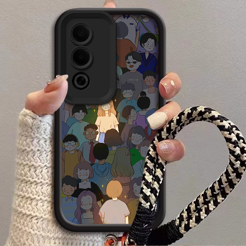 การ์ตูนคู่สําหรับ OPPO A3 PRO 5G OPPO A80 5G K12X 5G OPPO A3X OPPO A40 A40M OPPO A60 5G A5i OPPO A20