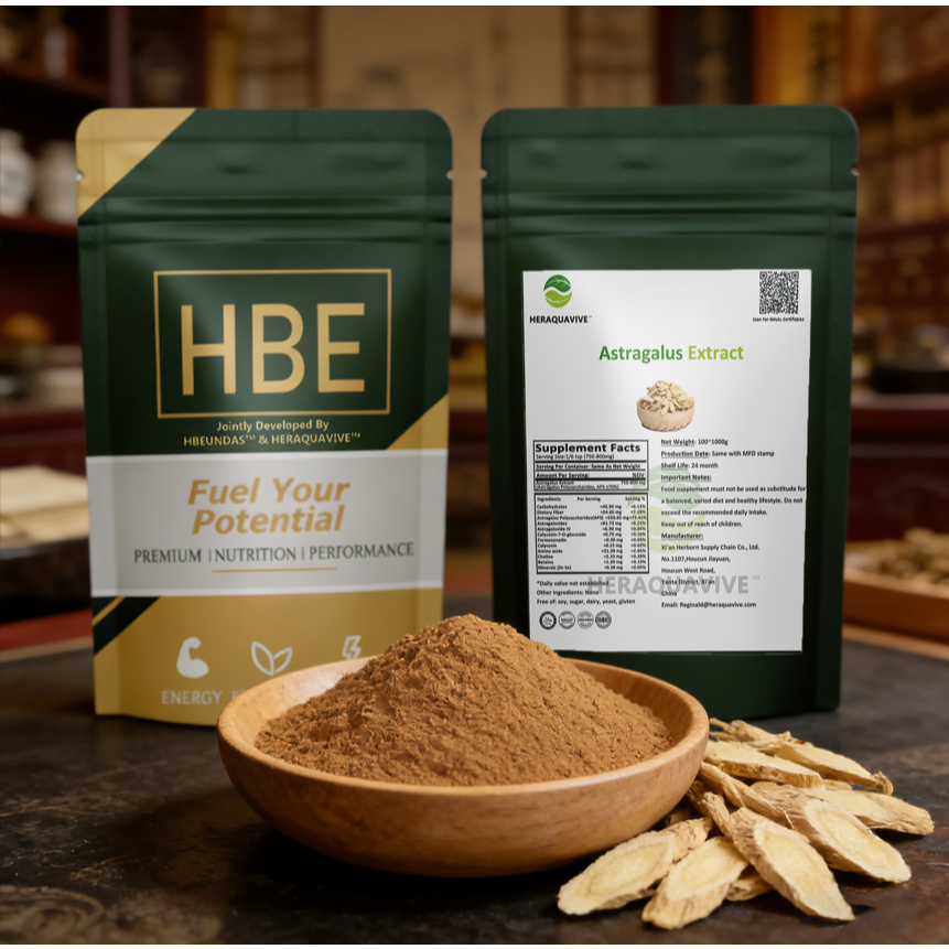 HERAQUAVIVE Astragalus Extract Powder/น้ําหนักสุทธิ 100g-1kg/Immune & Vitality Support/Astragalus Po