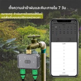 Smart Tuya Bluetooth Water Timer ระบบตั้งเวลารดน้ำอัจฉริยะ ที่สามารถหน่วงเวลาหากฝนตก ตั้งโปรแกรมได้ พร้อมระบบควบคุมอัตโนมัติและมือถือผ่านแอปพลิเคชัน ใช้งานร่วมกับ Alexa และ Google Home