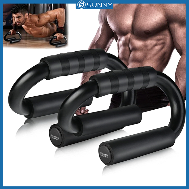 SunnyFit Push Up Bar Push Up Stands Handle สําหรับกล้ามเนื้อหน้าอกการออกกําลังกาย Hand Grip Trainer