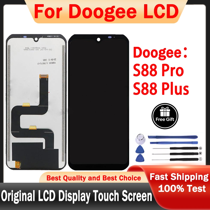 Doogee S88Pro S88Plus จอแสดงผล LCD เปลี่ยนหน้าจอสัมผัส