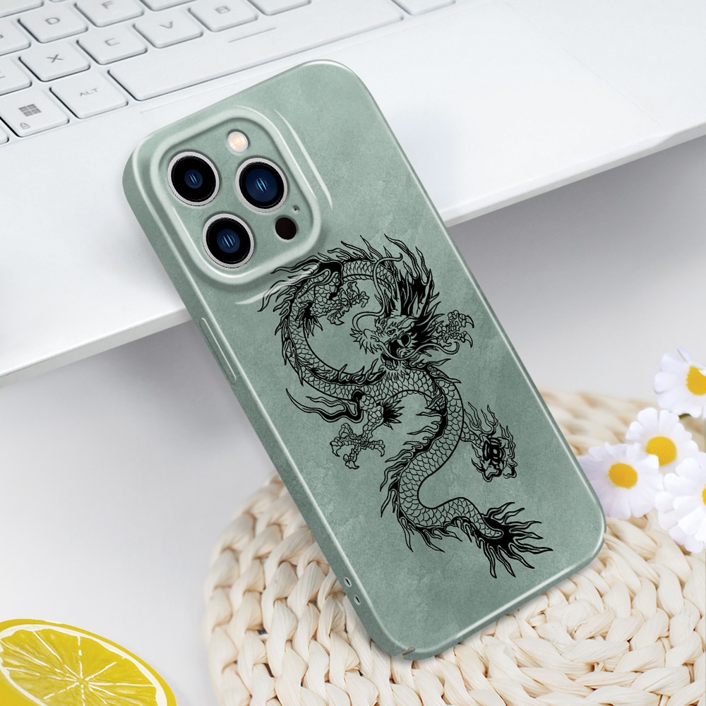 เคสโทรศัพท์สําหรับ IPhone 14 13 Pro Max Mini Dragon God Film Hard Cover