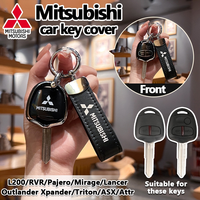 ปลอกกุญแจ Mitsubishi สําหรับ ASX Lancer Pajero L200 RVR Mirage Outlander Xpander Triton Attrage Space Wagon เคสกุญแจรถพวงกุญแจ