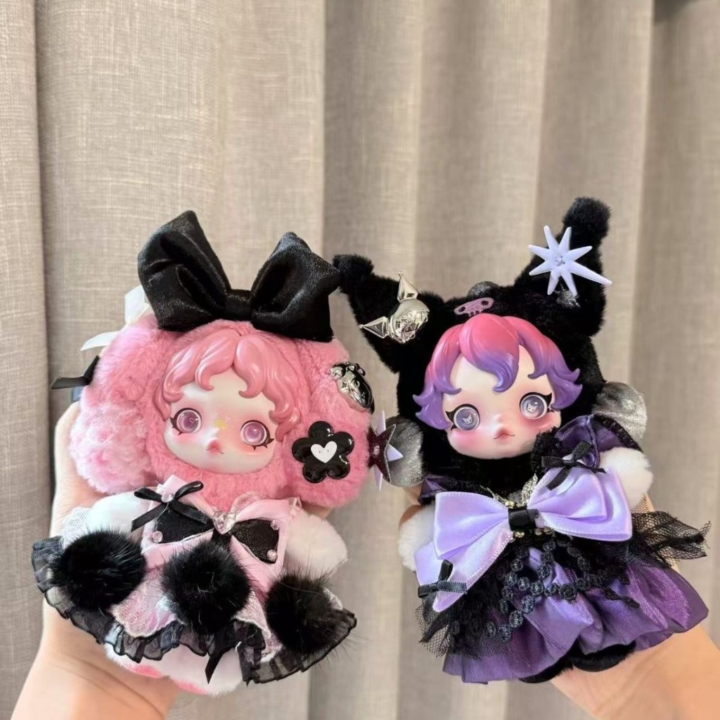 SKULLPANDA New Arrival My Melody Kuromi Doll Clothes Outfit Set (ไม่รวมตุ๊กตา)