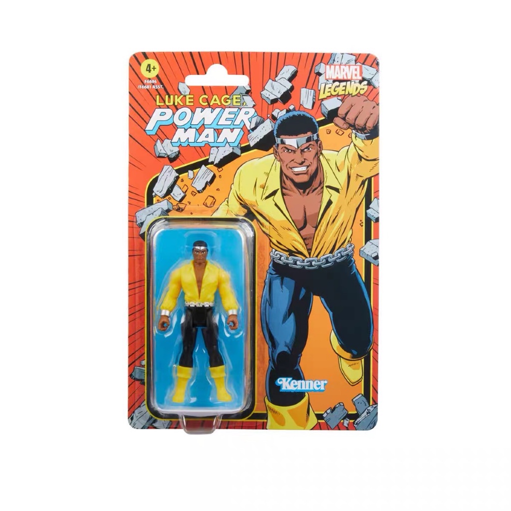 Marvel Legends Retro Series Luke Ketch 5 ข้อต่อต่ําเคลื่อนย้ายได้ 3.75 นิ้วรุ่นเคลื่อนย้ายได้