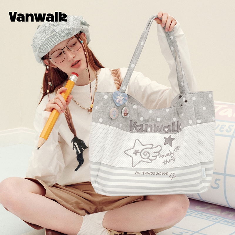 Vanwalk حقيبة توت نسائية كبيرة خفيفة — صورة 3