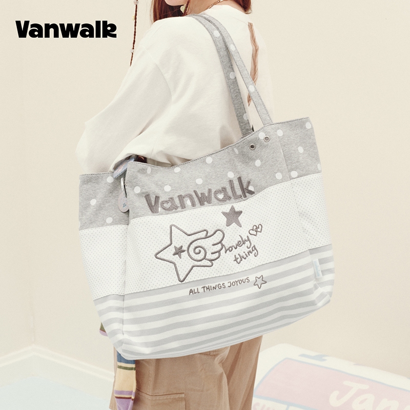Vanwalk حقيبة توت نسائية كبيرة خفيفة — صورة 4