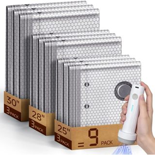 ถุงเก็บสูญญากาศประหยัดพื้นที่พร้อมปั๊มไฟฟ้าแบบพกพาถุงซีลสุญญ…