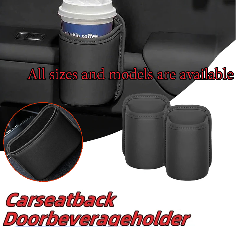 【ประเทศไทย】ที่วางแก้วประตูรถยนต์ กล่อง ออกแบบคลิปด้านหลัง อุปกรณ์ตกแต่งภายในรถยนต์