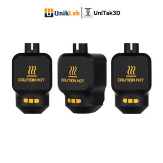 3Pcs ถุงเท้าซิลิโคน Bambu Lab P2S ฝาครอบฉนวนความร้อนของหัวพิ…