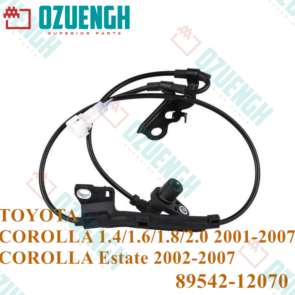 [OZUEENGH] เซ็นเซอร์ ABS/TOYOTA ด้านหน้าขวา/COROLLA/COROLLA Estate/2001-2008/4ZZ-FE/1ND-TV/2ZZ-GE/89