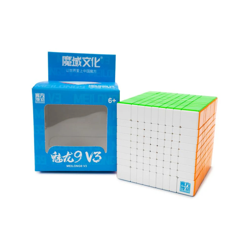 MoYu 9X9 Cube MFJS MeiLong 9x9 V3 Magic Speed Cube Stickerless Professional Fidget ของเล่น Meilong 9