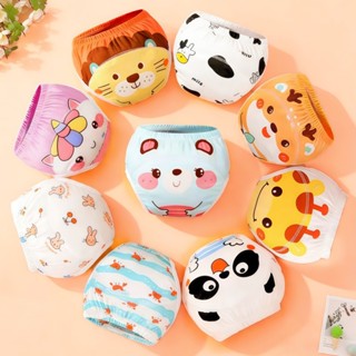 กางเกงฝึกห้องน้ําเด็กสําหรับเด็กผู้หญิงฤดูร้อนเด็กทารกผ้าอ้อ…