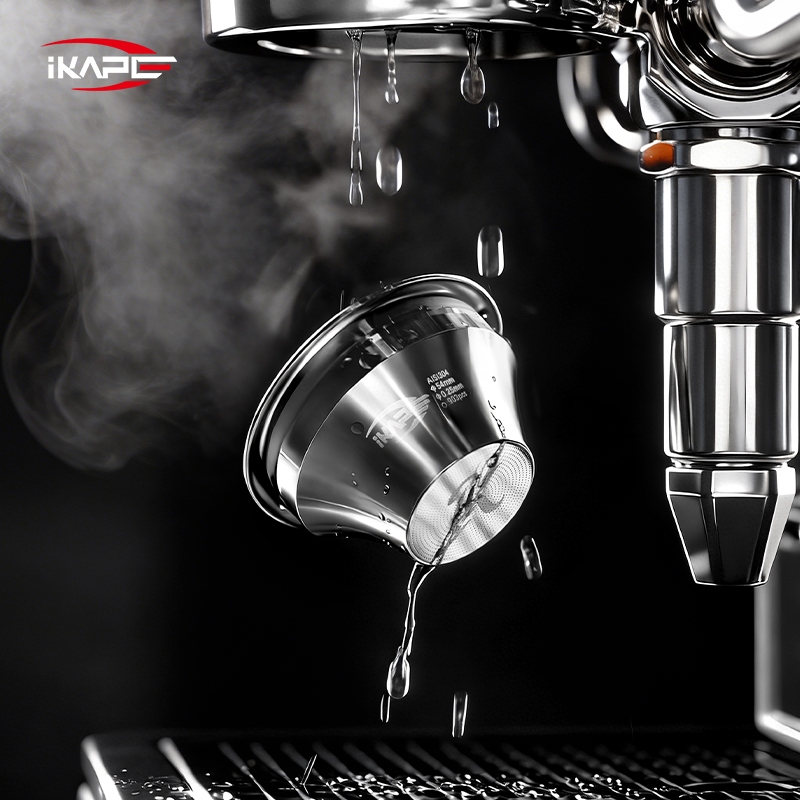 IKAPE เส้นผ่านศูนย์กลางตัวแปรถึง 32 มม. Espresso Portafilter ตะกร้า 58 มม./54 มม.