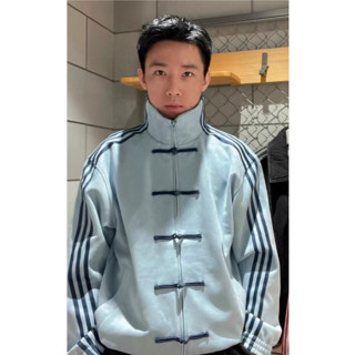 เสื้อแจ็คเก็ตสไตล์จีนคลาสสิก ปี 2026 ดีไซน์สามบาร์