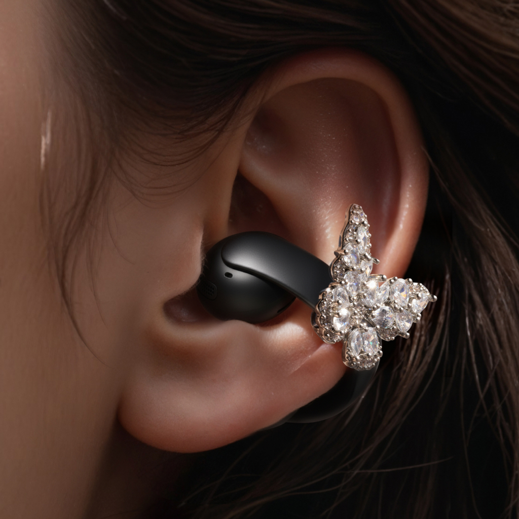 Soundcore โดย Anker Aeroclip ต่างหู--สไตล์ผีเสื้อ