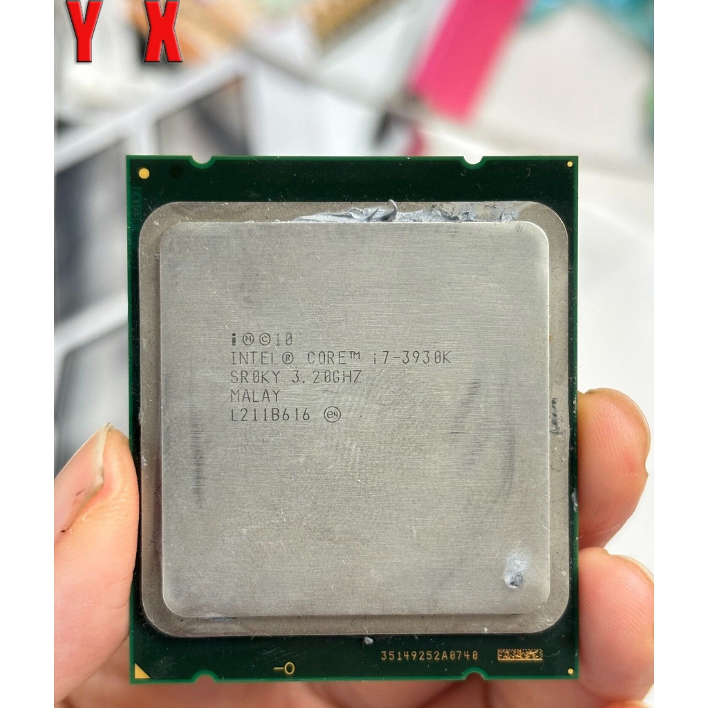 ใช้อัพเกรดเซิร์ฟเวอร์ CPU คอมพิวเตอร์ 3rd Gen Core i7-3930K LGA2011 CPU โปรเซสเซอร์ 3.2 Ghz 6Core 12