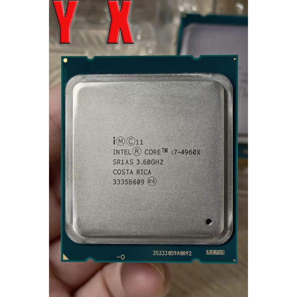 ใช้อัพเกรดเซิร์ฟเวอร์ CPU คอมพิวเตอร์ Core i7-4960X LGA 2011 โปรเซสเซอร์ CPU Extreme 3.6GHz หก Core 