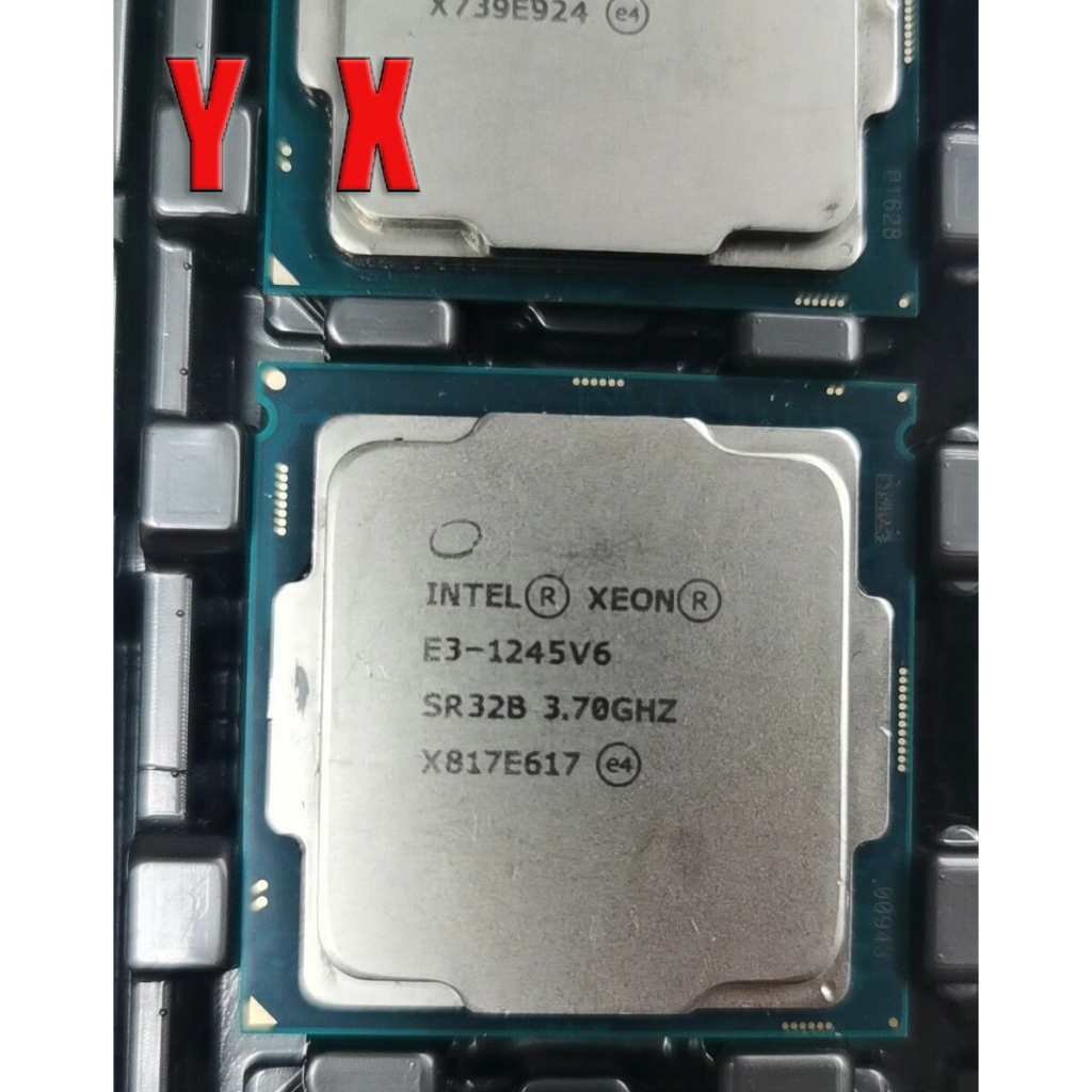 ใช้อัพเกรด CPU คอมพิวเตอร์เดสก์ท็อป Xeon E3-1245 v6 LGA1151 โปรเซสเซอร์ CPU 3.70Ghz Quad-Core 73W
