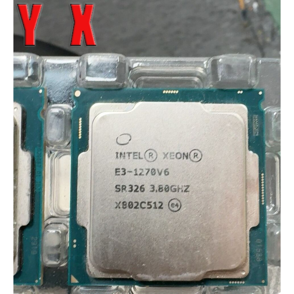ใช้อัพเกรด CPU คอมพิวเตอร์เดสก์ท็อป Xeon E3-1270 V6 LGA1151 โปรเซสเซอร์ CPU 3.80 GHz 4 แกน SR326