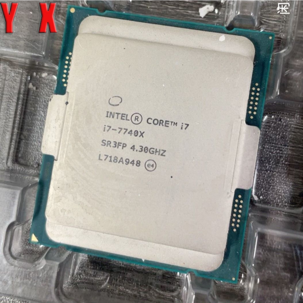 ใช้อัพเกรดเกม CPU Core i7-7740X LGA2066 CPU โปรเซสเซอร์ Quad-Core 4.3GHz 8MB Kaby Lake-x สําหรับ X29