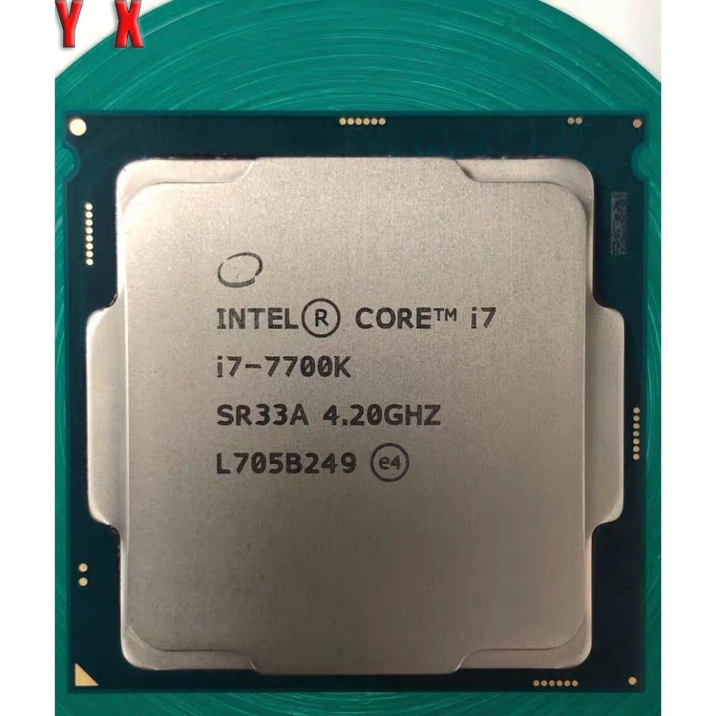ใช้ 7th Gen Core i7-7700K LGA 1151 CPU 4.2 GHz Quad Cores โปรเซสเซอร์ 91W อัพเกรด Gaming CPU คอมพิวเ