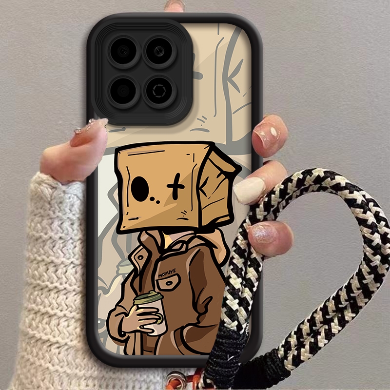 กาแฟ masked man สําหรับ Huawei Honor X6 5G Huawei Honor X6S 5G Huawei Honor X8A 5G Huawei Honor X7 H