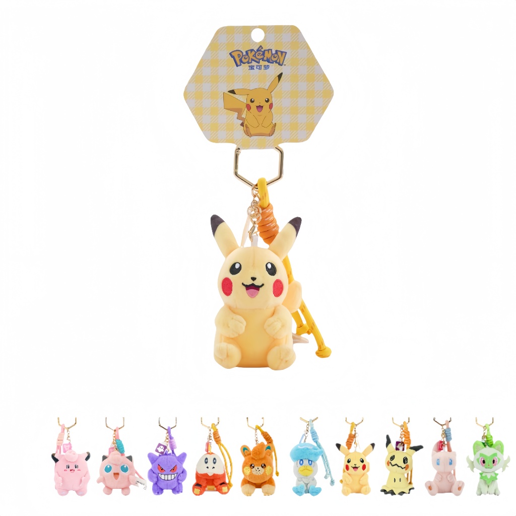 Pokémon Sweet Dreams in Palm Series พวงกุญแจจี้ตุ๊กตายัดไส้น่ารัก Plushie ของขวัญวันเกิดเด็ก