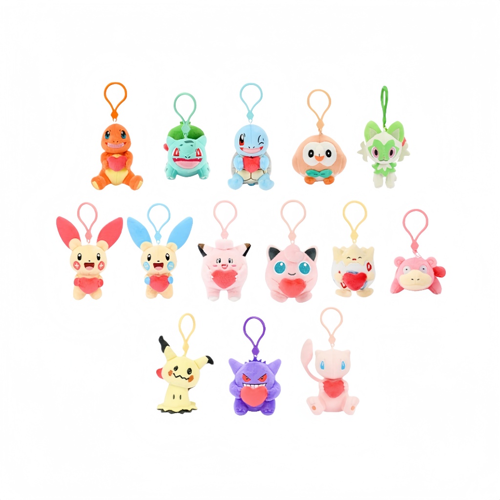 Pokémon Dreams Take Flight Series พวงกุญแจจี้ตุ๊กตายัดไส้น่ารัก Plushie ของขวัญวันเกิดเด็ก