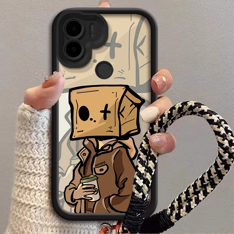 กาแฟ masked man สําหรับ Xiaomi POCO C65 POCO M6 5G POCO C75 5G POCO M7 5G POCO C50 POCO C51 POCO C61