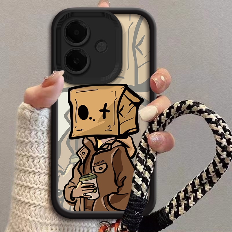 กาแฟ masked man สําหรับ OPPO A3 PRO 5G OPPO A80 5G K12X 5G OPPO A3X OPPO A40 A40M OPPO A60 5G A5i OP