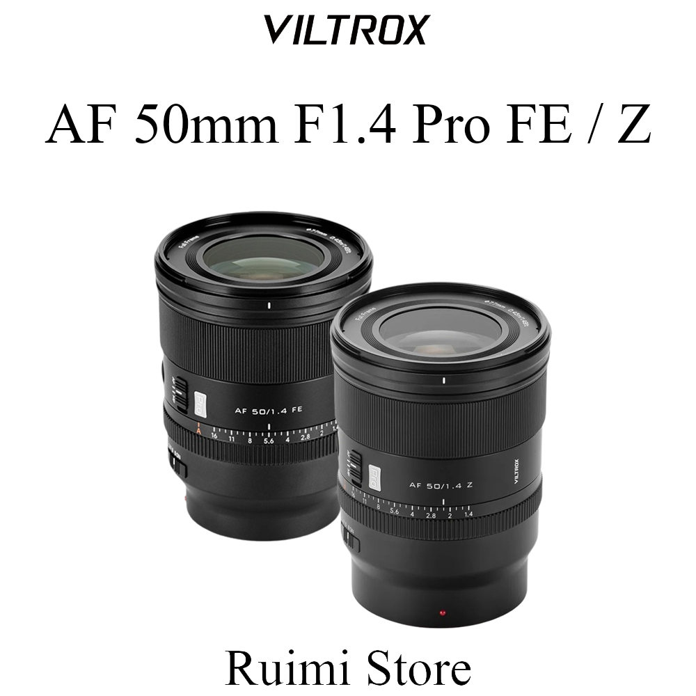 Viltrox 50 มม. f1.4 Pro เลนส์โฟกัสอัตโนมัติแบบเต็มเฟรมสําหรับเมาท์ E/Z 50mm f1.4 pro