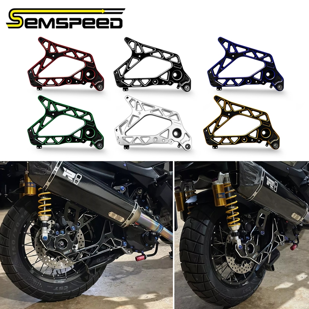 SEMSPEEDสําหรับZONTES 368 368G 368E 368K 2022-2025 รถจักรยานยนต์CNCด้านหลังSwing Armเพลาเฟืองล้อMount Bracket