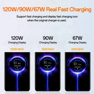 67W EU MAX Fast charger Xiaomi 6A MAX สายเคเบิลข้อมูล USB ถึง Type-c สําหรับ Xiaomi 12 11T/11T Pro/Poco X3/F3 F4 F5
