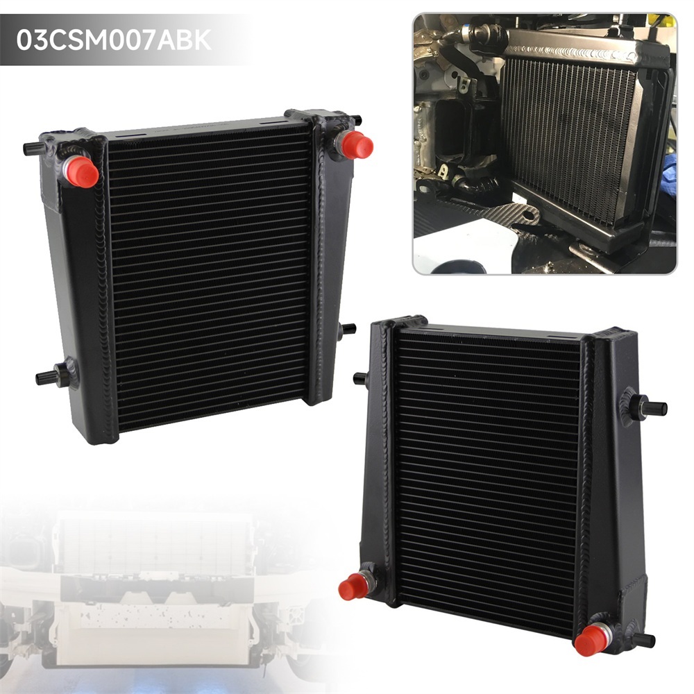 Performance หม้อน้ําอลูมิเนียมเสริมสําหรับ Toyota Supra GR A90 B58 3.0L 2020+ สีดํา