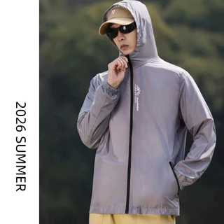 【ซื้อ 1 แถม 1】เสื้อคลุมกันแดดกันน้ําระบายอากาศสําหรับผู้ชาย