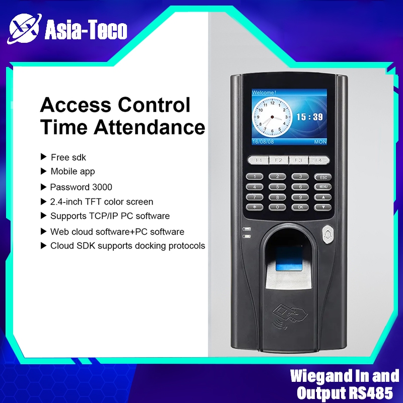 TCP IP Could WEB Database Time Attendance เครื่องควบคุมการเข้าถึงลายนิ้วมือซอฟต์แวร์ฟรี SDK Wiegand 