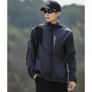 【ซื้อ 1 แถม 1】เสื้อคลุมกันแดดกันน้ําระบายอากาศสําหรับผู้ชาย