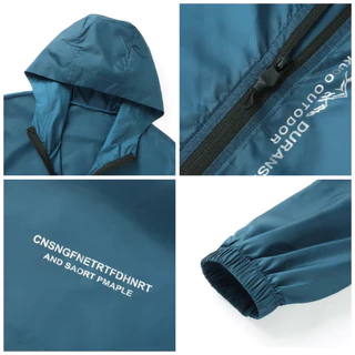 【ซื้อ 1 แถม 1】เสื้อคลุมกันแดดกันน้ําระบายอากาศสําหรับผู้ชาย