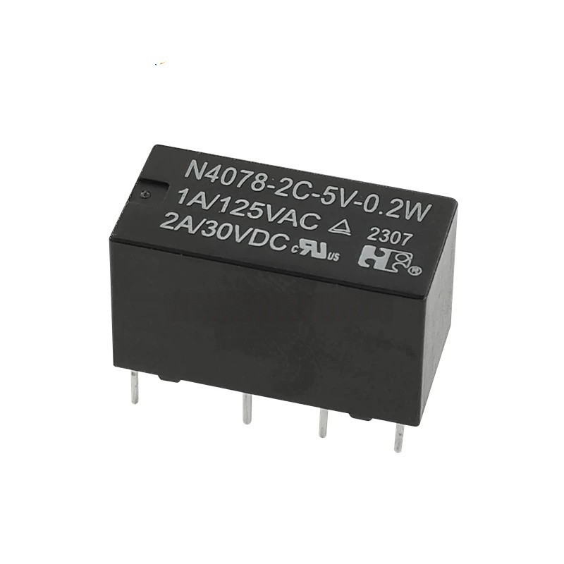 รีเลย์อิเล็กทรอนิกส์ N4078-2C-5V 12V 24V-0.2W 8 Pins 2A สองเปิดสองปิด