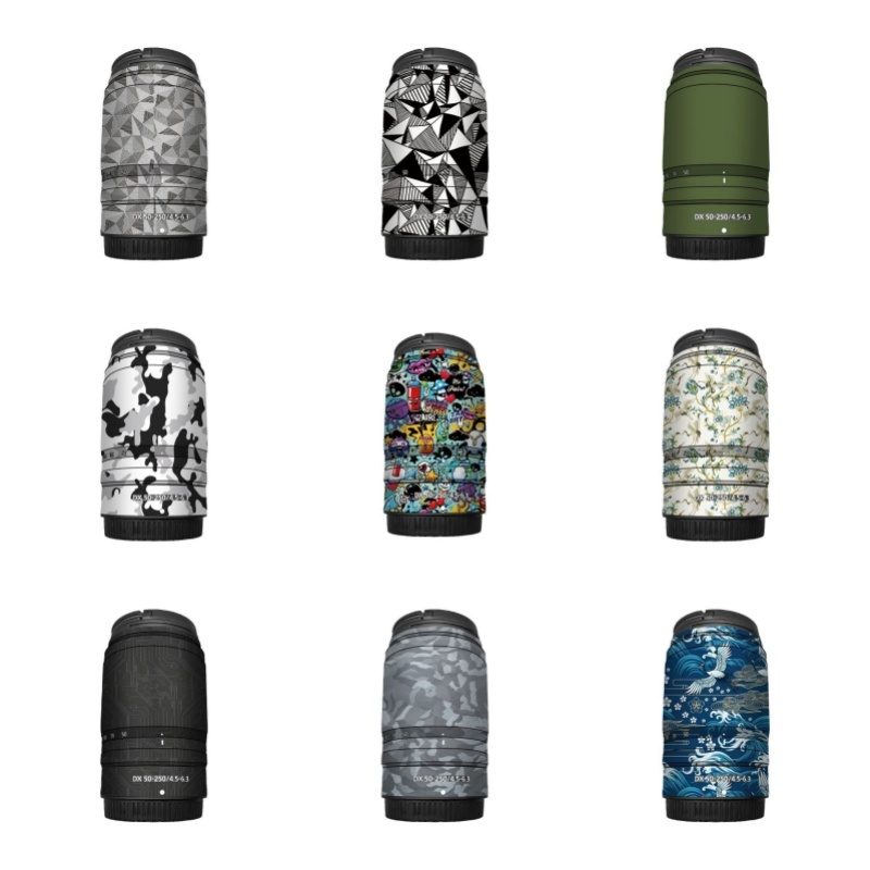 สติ๊กเกอร์ป้องกันเลนส์ Nikon ใช้ได้กับเลนส์ Nikon Z50-250, สติ๊กเกอร์รูปลักษณ์เลนส์, สติ๊กเกอร์ป้องก