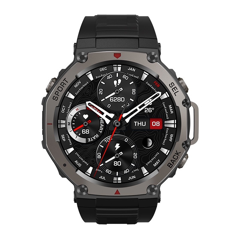 DM58 smartwatch GPS ตําแหน่งดาวเทียมนาฬิกากีฬากลางแจ้งโลหะกีฬาร่างกาย
