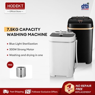 HODEKT Portable Washing Machine With Dryer Blue Light Sterilization Suitable For Flat Dormitory