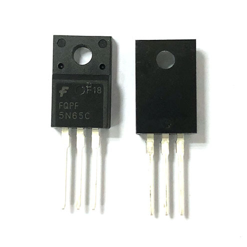 FQPF5N65C TO-220 MOSFET MOS ทรานซิสเตอร์ 5N65C 650V แรงดันไฟฟ้า N-FET