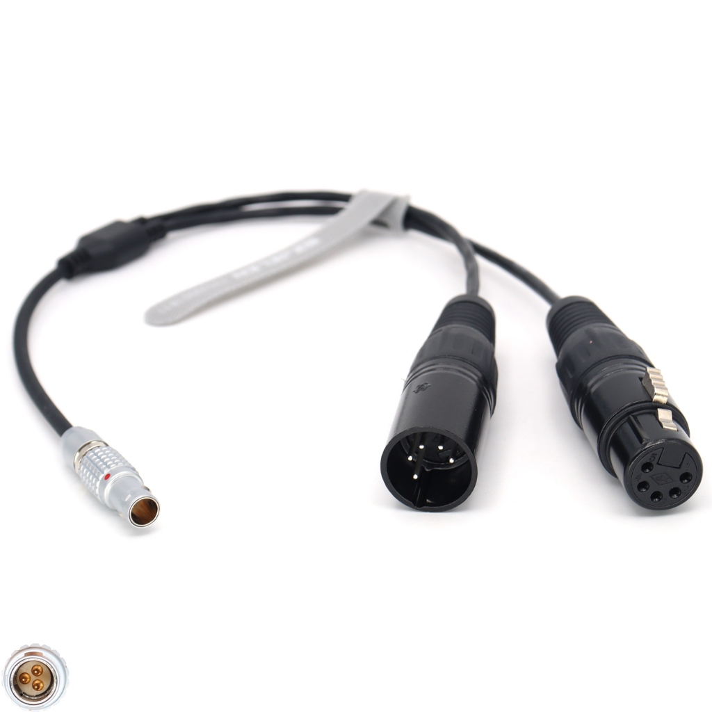 FGG 0B 3Pin ชายคู่ XLR 5Pin ชายหญิงสําหรับ Apture อะแดปเตอร์ Sidus One DMX สาย