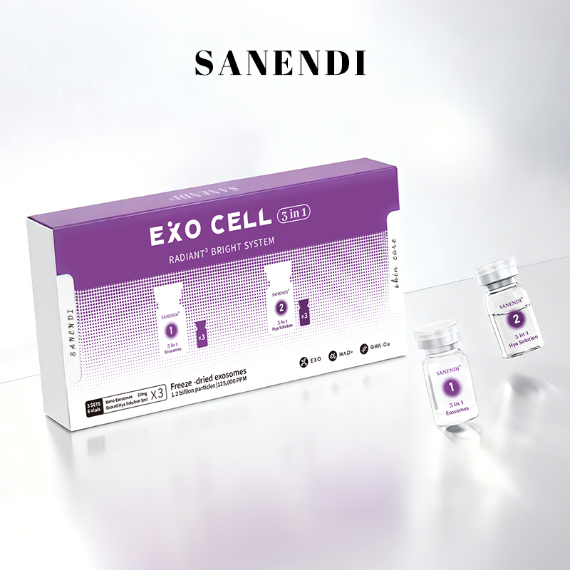 Exo cell GHKCU 3 in 1 เซรั่มบํารุงผิวหน้า NAD PLLA คอลลาเจนซิก้า