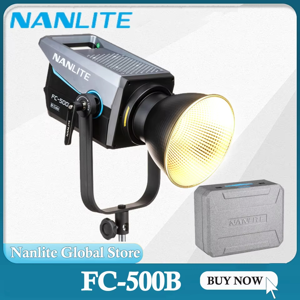 Nanlite FC-500B Bi-Color LED Spotlight 520W High Power 2700K-6500K การถ่ายภาพเติมแสง APP DMX/RDM รีโ
