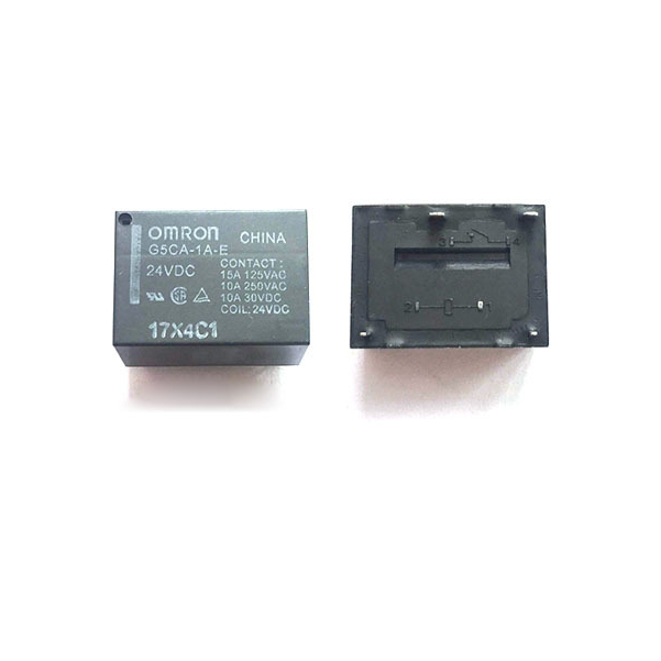 รีเลย์ G5CA-1A-E-24VDC DIP-4pin G5CA-1A-E-DC24 รีเลย์ 24V 10A รีเลย์